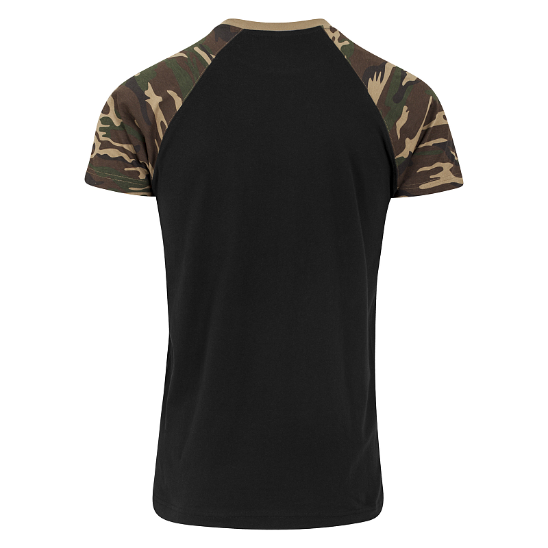 Urban Classics Raglan Contrast Tee T-Shirt Rundhals Kurzärmel Baumwolle, Trikot