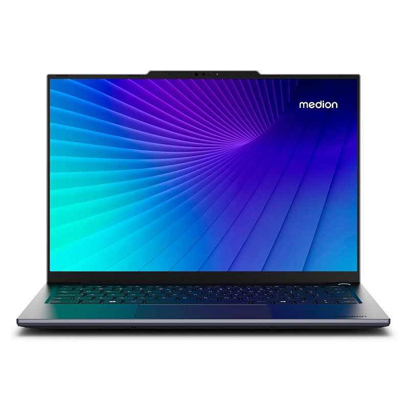 MEDION 30040132 laptop Intel Core 5 120U 35,6 cm (14") 2.8K 16 GB DDR4-SDRAM 512 GB SSD Wi-Fi 6 (802.11ax) Windows 11 Home Schwarz