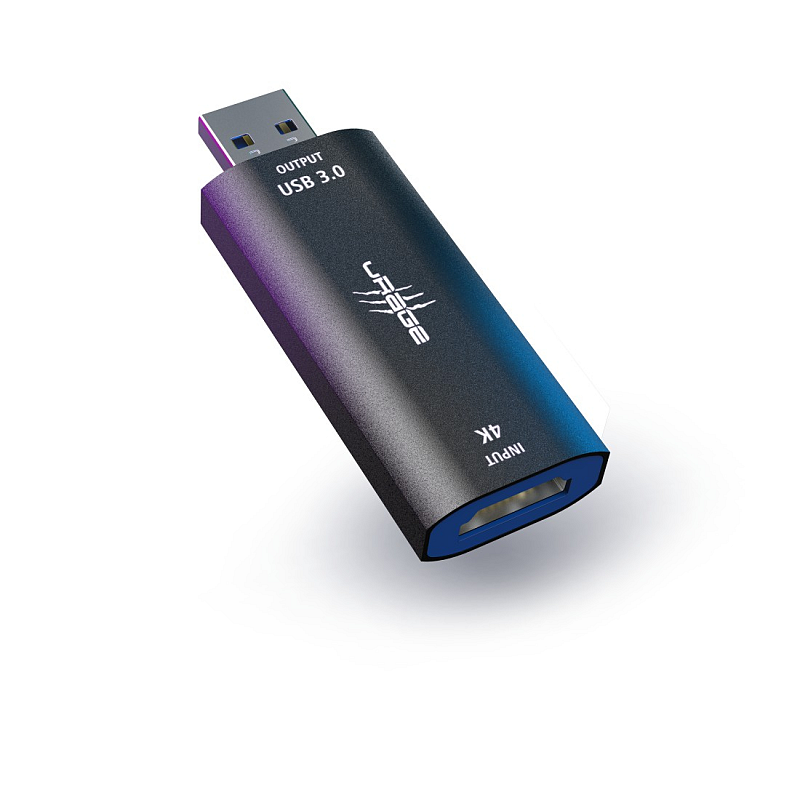 uRage 00219824 Videokabel-Adapter USB Typ-A HDMI Schwarz