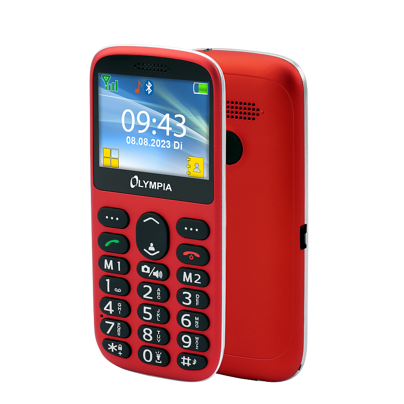 Olympia Sun 5,87 cm (2.31") 77,4 g Rot Kamera-Handy