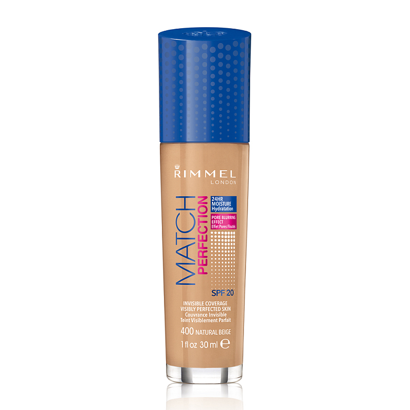 Rimmel Match Perfection 30 ml Pumpenflasche Flüssigkeit 400 Natural Beige