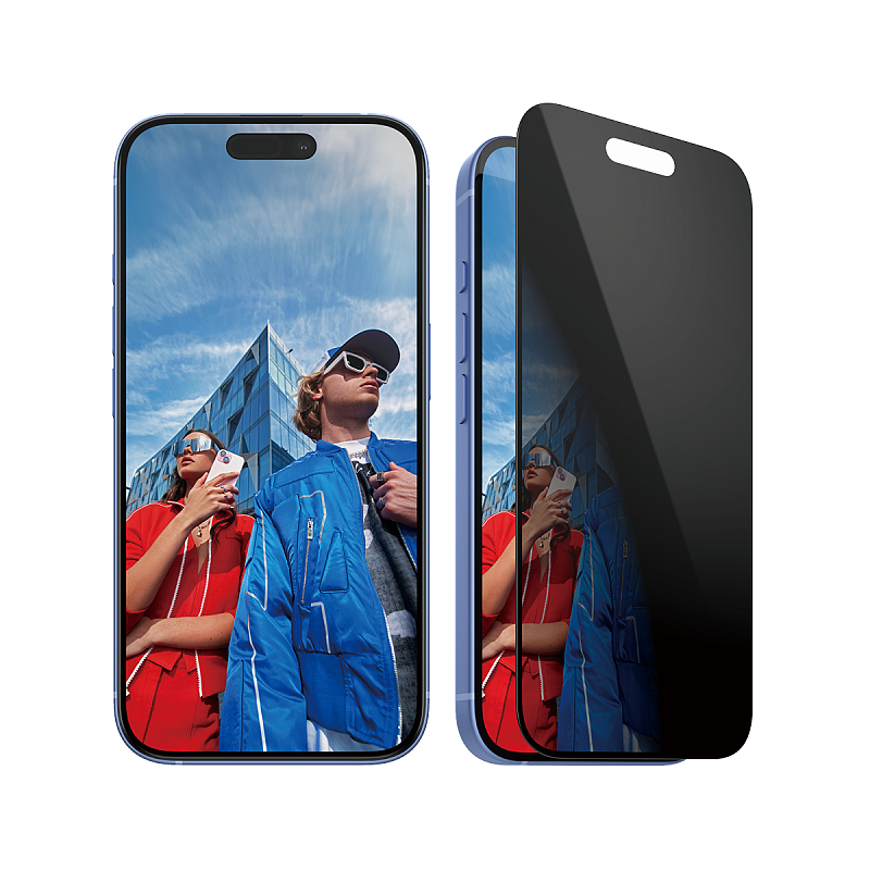 PanzerGlass ® Privacy Displayschutz iPhone 16 | 15 | Ultra-Wide Fit m. EasyAligner