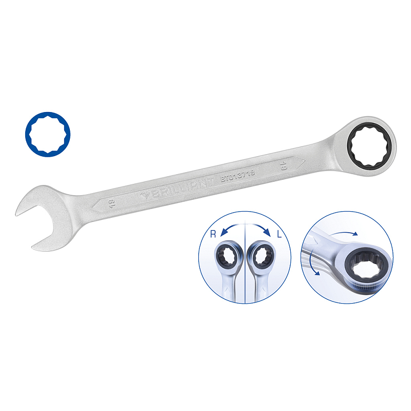 Brilliant Tools BT013727 Gabelringschlüssel