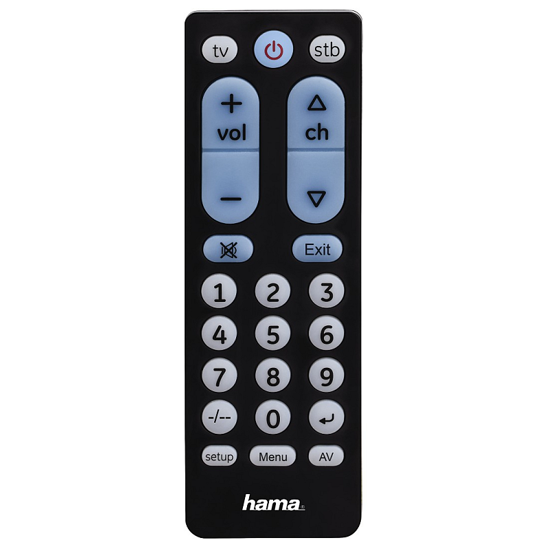 Hama 00040072 Fernbedienung IR Wireless STB, TV Drucktasten