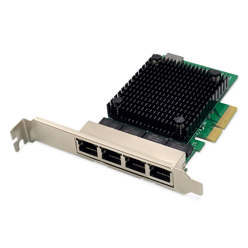 Digitus 4-Port 2,5 Gigabit Ethernet Netzwerkkarte, RJ45, PCI Express, Realtek Chipsatz