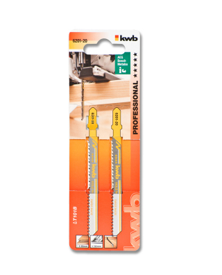 kwb 620120 Sägeblatt für Stichsägen, Laubsägen & elektrische Sägen Stichsägeblatt Bimetallisch 2 Stück(e)