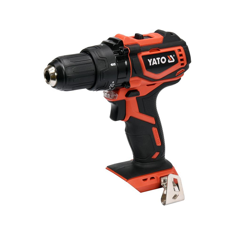 Yato YT-82795 Bohrmaschine 2000 RPM Ohne Schlüssel 1,2 kg Schwarz, Rot