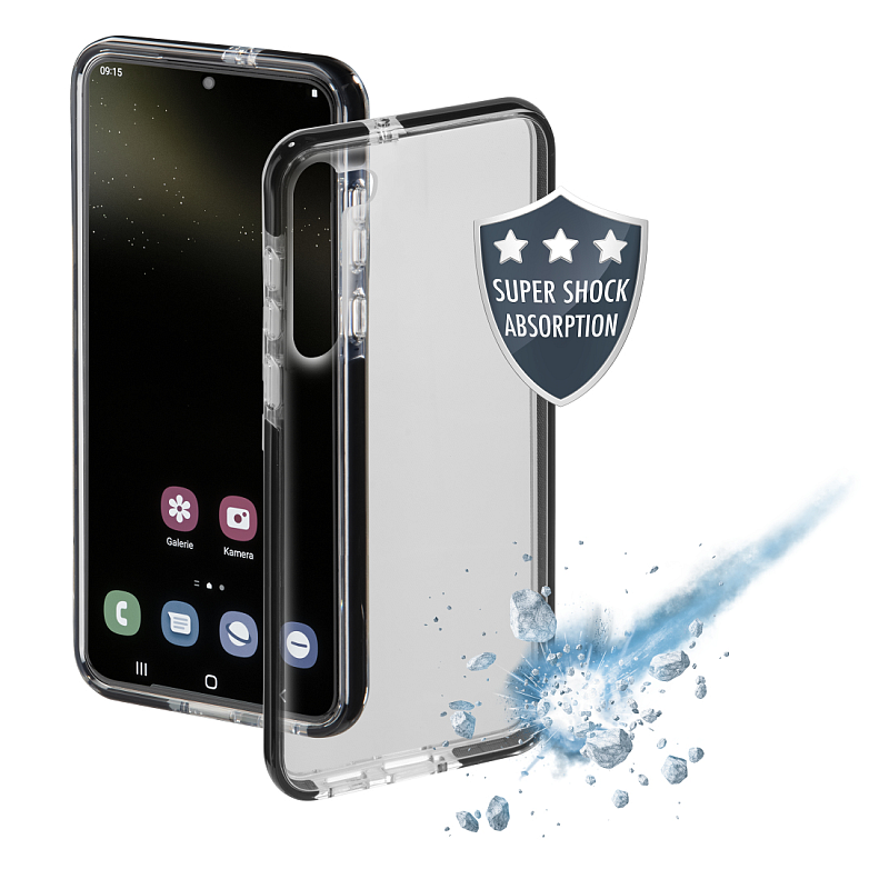 Hama Protector Handy-Schutzhülle 16,8 cm (6.6") Cover Schwarz, Transparent