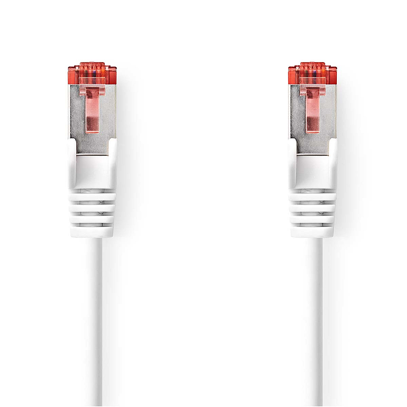 Nedis CCGB85330WT15 Netzwerkkabel Weiß 1,5 m Cat6a S/FTP (S-STP)