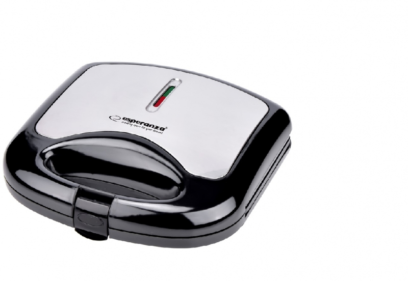 Esperanza ASIAGO Sandwich-Toaster 1000 W Schwarz, Weiß