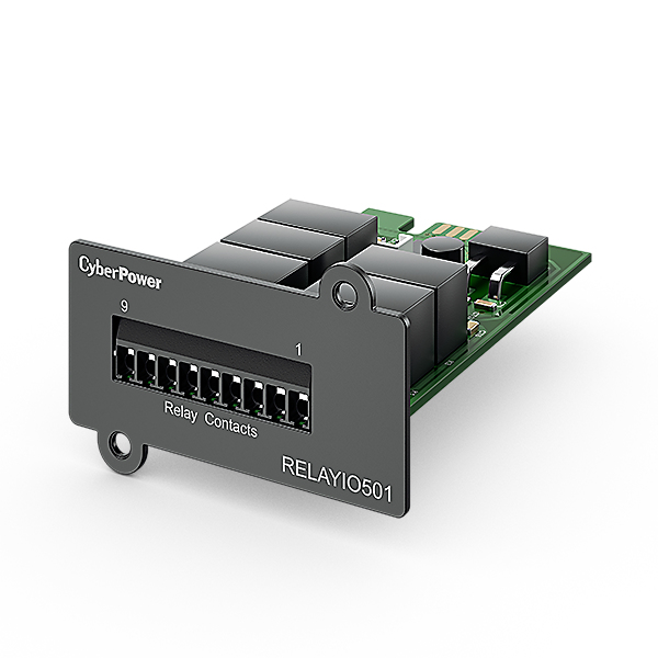 CyberPower RELAYIO501 Relay Control Card Potentialfreie Relaiskontakte, Anschluss Terminal, für Expansion Port