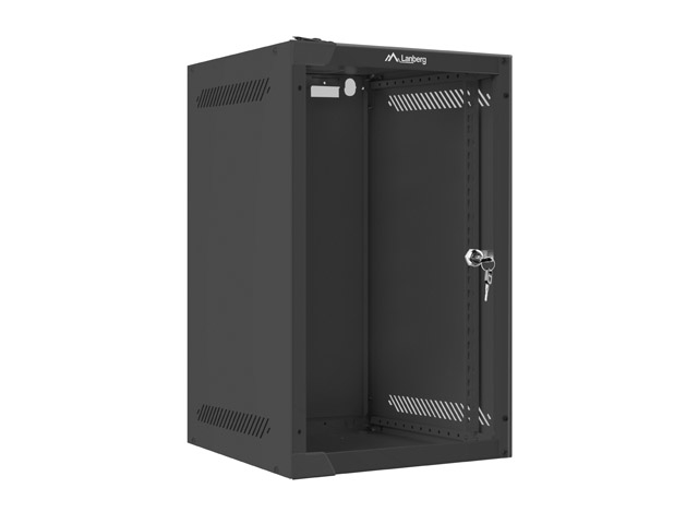 Lanberg WF10-2309-10B Rack 9U Wandmontiertes Regal Schwarz