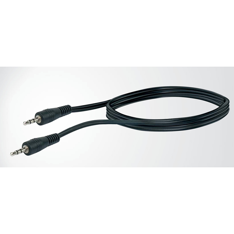 Schwaiger 2x3.5 mm 0.75m Audio-Kabel 0,75 m 3.5mm Schwarz