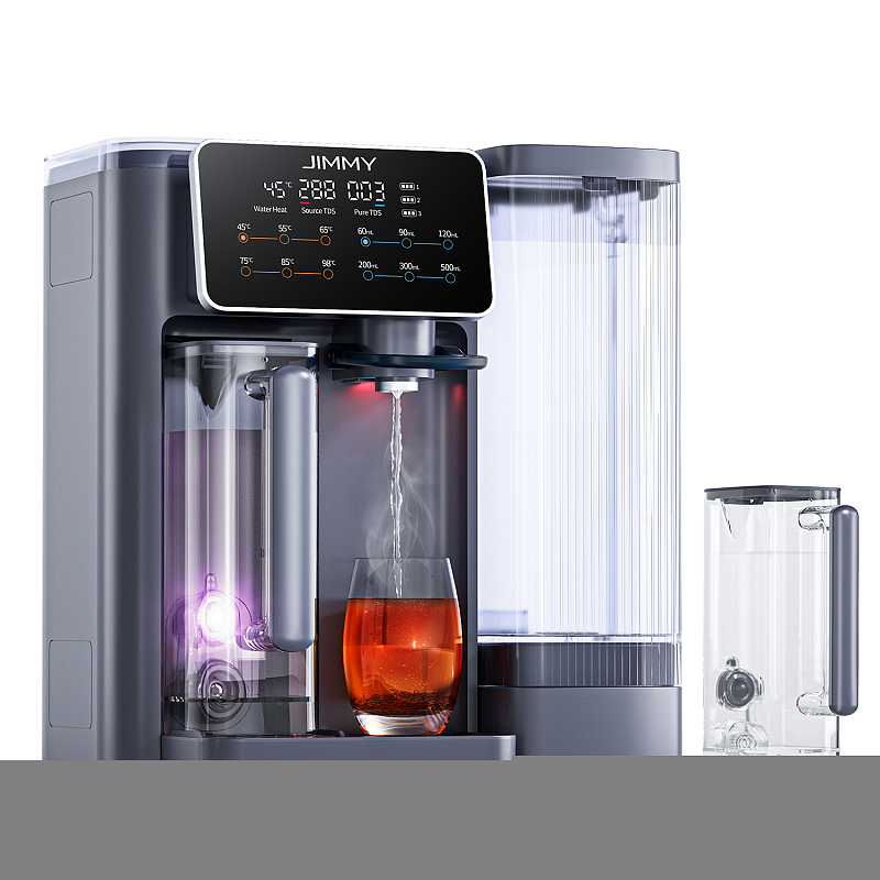 JIMMY R9 Wasserfilter Aufsatz-Wasserfilter 5 l Schwarz, Transparent