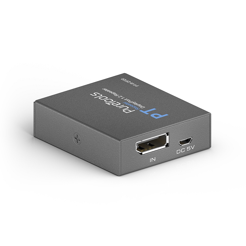 PureTools PT-R-DP20 Audio-/Video-Leistungsverstärker AV-Repeater Schwarz