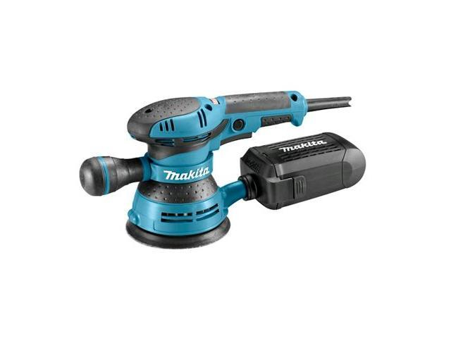 Makita BO5041 Tragbares Schleifgerät Schwingschleifer 12000 OPM Schwarz, Blau 300 W