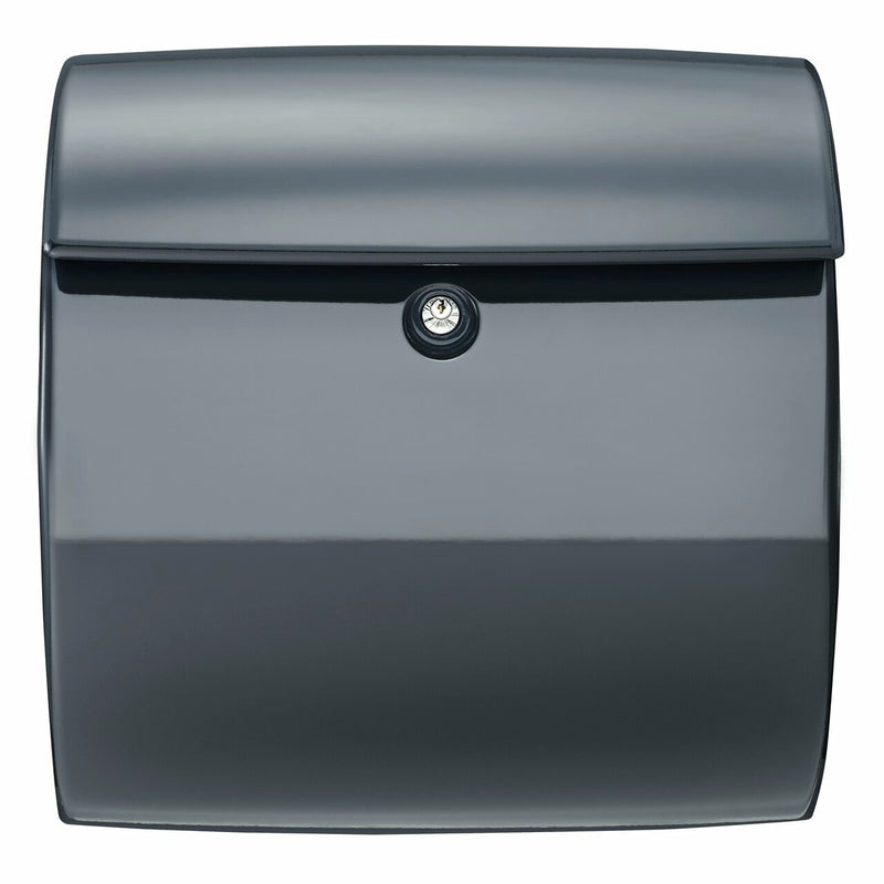 BURG-WÄCHTER PIANO 886 Granit Briefkasten Grau Wandmontierter Briefkasten Kunststoff