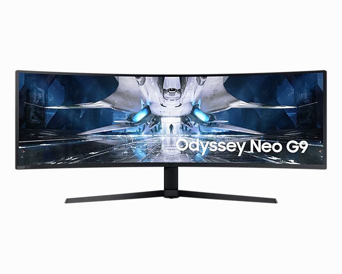 Samsung LS49AG954NP Computerbildschirm 124,5 cm (49") 5120 x 1440 Pixel DWQHD LCD Schwarz, Weiß