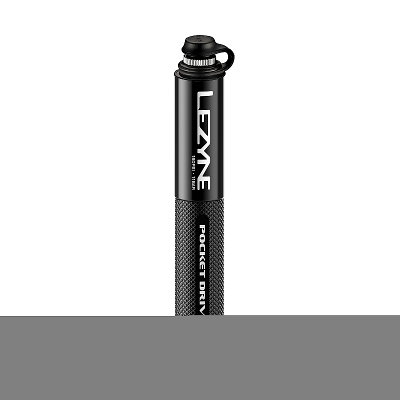 Lezyne Pocket Drive Schwarz Handluftpumpe