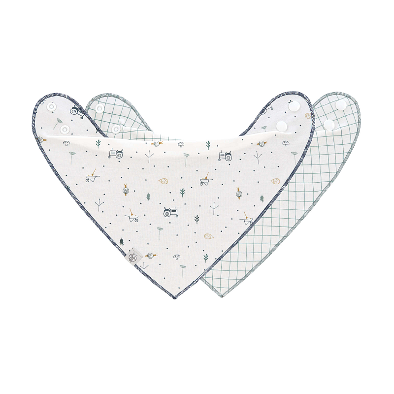 Lässig 1311014481 Babylätzchen Dribbel-/Bandana-Lätzchen Baumwolle