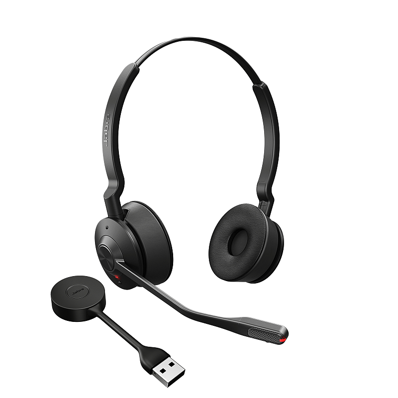 Jabra Engage 55 Kopfhörer Kabellos Kopfband Büro/Callcenter Schwarz, Titan