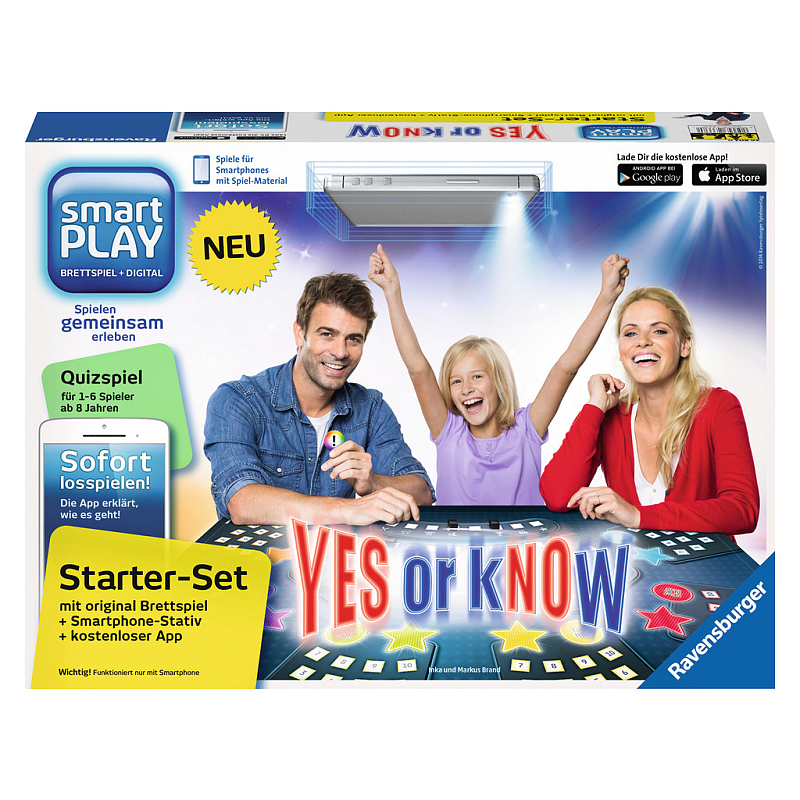 Ravensburger Yes or Know Brettspiel Trivia