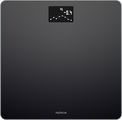 Withings Body Quadratisch Schwarz Elektronische Personenwaage