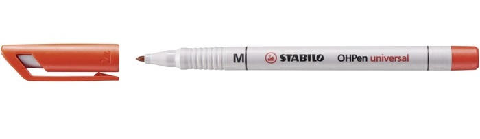 STABILO OHPen Marker 10 Stück(e) Rundspitze Rot