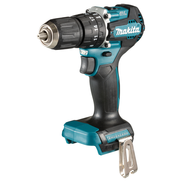 Makita DHP487Z Bohrmaschine 1700 RPM Ohne Schlüssel 1,4 kg Schwarz, Blau