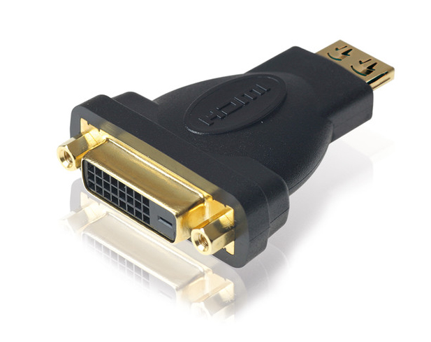 PureLink PureInstall PI015 HDMI Type A Male DVI-D Female Schwarz