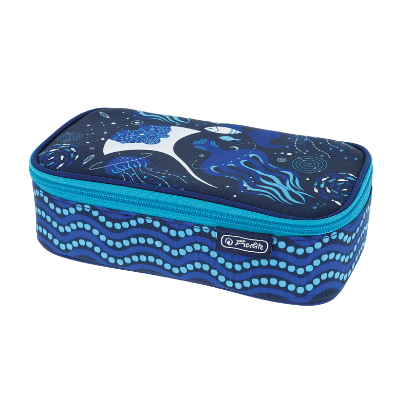 Herlitz 50043484 Etui Weiches Federmäppchen Blau