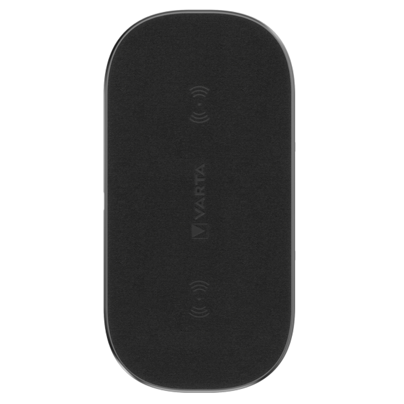 Varta 57906 101 111 Ladegerät für Mobilgeräte Universal Schwarz USB Kabelloses Aufladen Schnellladung Drinnen