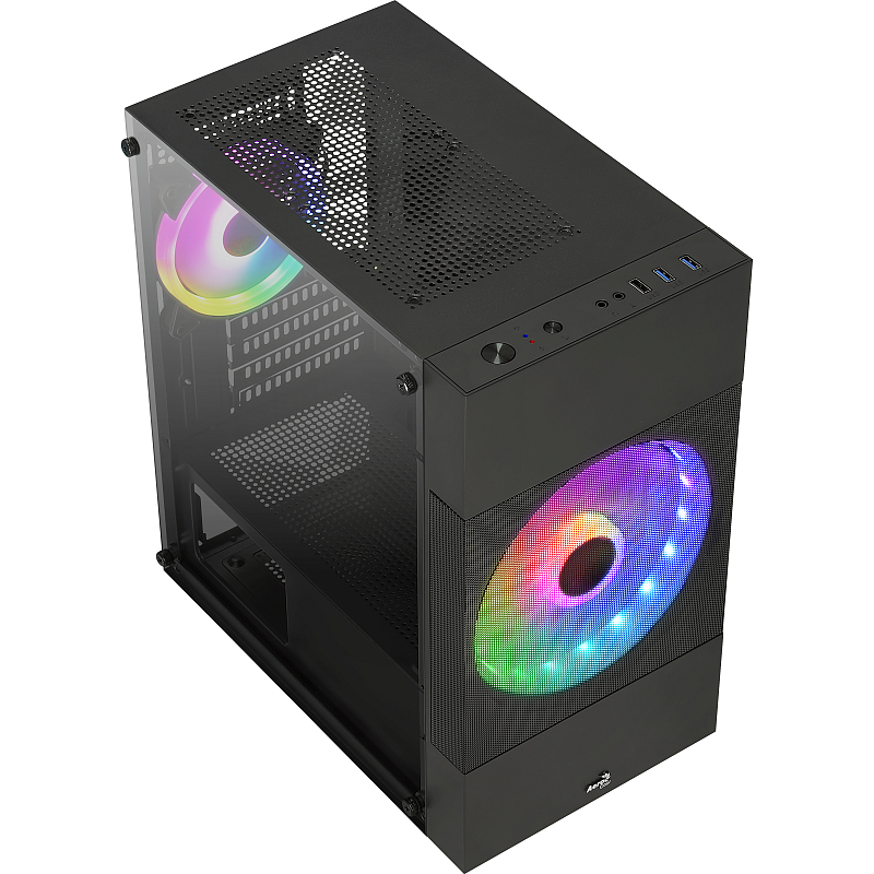 Aerocool Atomic Lite Mini Tower Schwarz