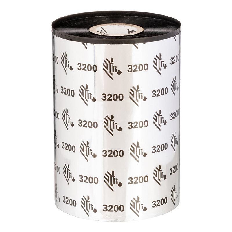 Zebra 3200 Wax/Resin Thermoband 74 m Schwarz