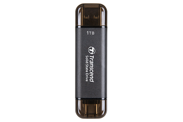Transcend ESD310C Thunderbolt-Technologie 1 TB USB Typ-A auf USB Typ-C USB 3.2 Gen 2x2 Schwarz