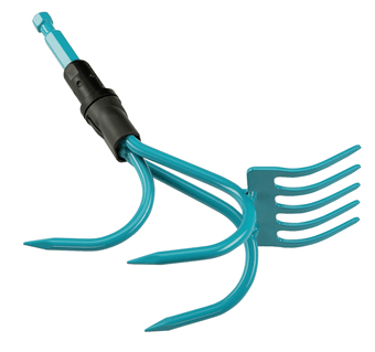 Gardena 3165-20 Blumenkralle/Handfräse Schwarz, Blau Handkultivator