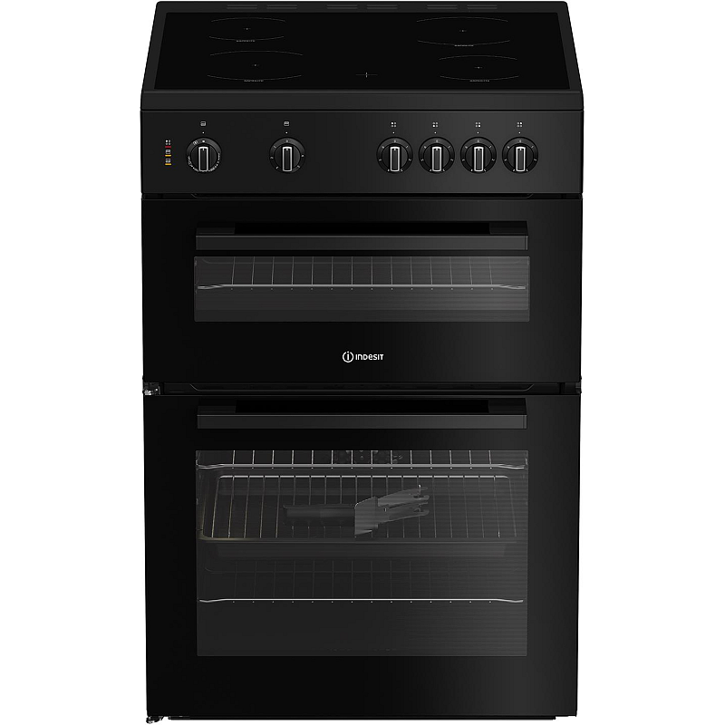 Indesit IT60V9KMB/UK Küchenherd Freistehender Herd Elektro Schwarz