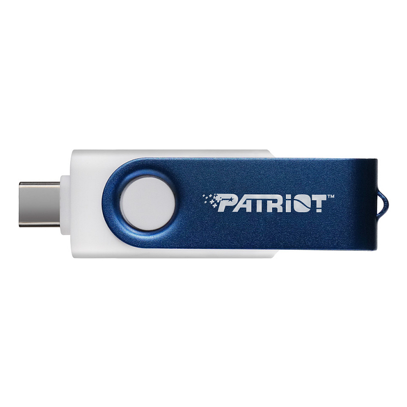 Patriot Memory Xporter X550 USB-Stick 128 GB USB Type-A / USB Type-C 3.2 Gen 1 (3.1 Gen 1) Blau, Weiß