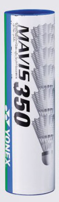 YONEX 4930379418532 Federball 6 Stück(e) Synthetischer Federball Weiß