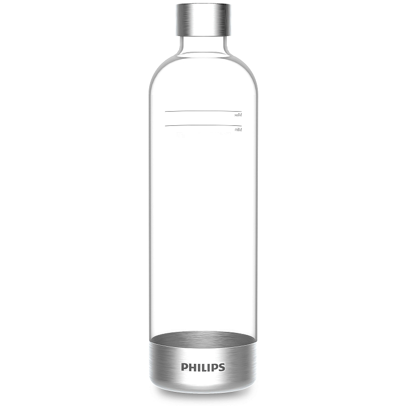 Philips ADD912/10 Trinkflasche Tägliche Nutzung 1000 ml Polyethylenterephthalat, Edelstahl Edelstahl, Transparent