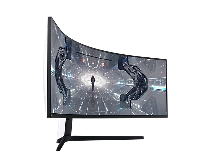 Samsung LC49G94TSSP Computerbildschirm 124,5 cm (49") 5120 x 1440 Pixel UltraWide Dual Quad HD QLED Schwarz, Weiß