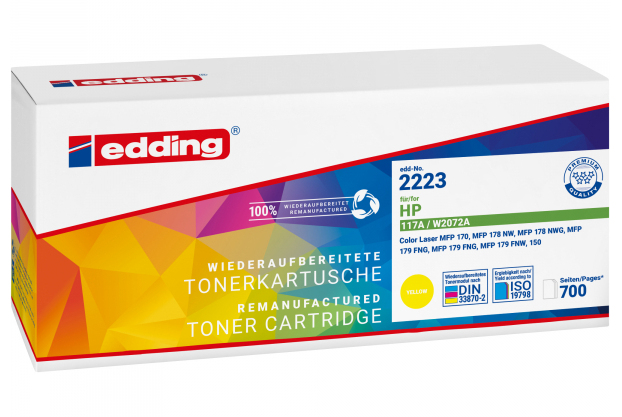 Edding EDD-2223 Tonerkartusche 1 Stück(e) Kompatibel Gelb