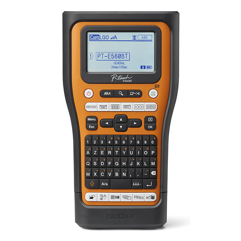 Brother PT-E560BTVP Etikettendrucker Wärmeübertragung 180 x 180 DPI 20 mm/sek Verkabelt & Kabellos HSE/TZe Bluetooth QWERTZ