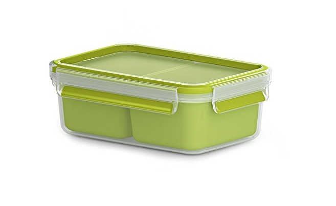 EMSA CLIP & GO Snackbox 1,0 L mit 2 Einsätzen