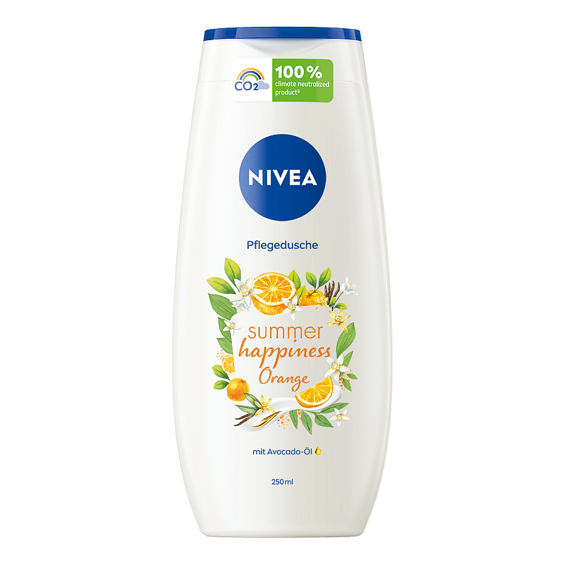 NIVEA Orange & Avocado Oil 250 ml Duschgel Unisex Körper