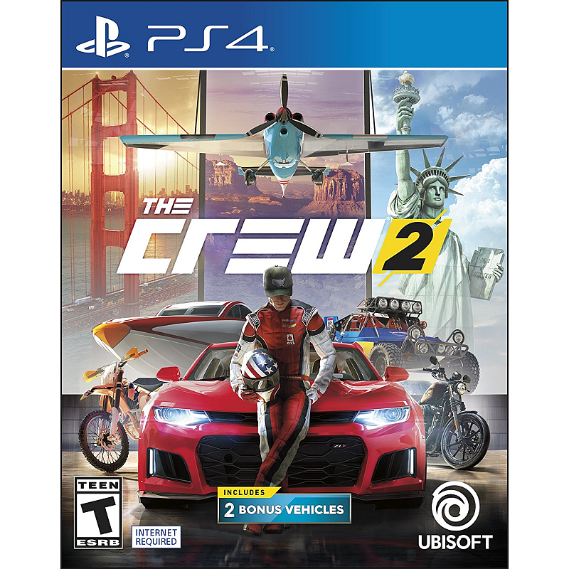 Ubisoft The Crew 2, PS4 Standard Vereinfachtes Chinesisch, Traditionelles Chinesisch, Deutsch, Englisch, Spanisch, Französisch, Italienisch, Japanisch, Polnisch, Russisch PlayStation 4