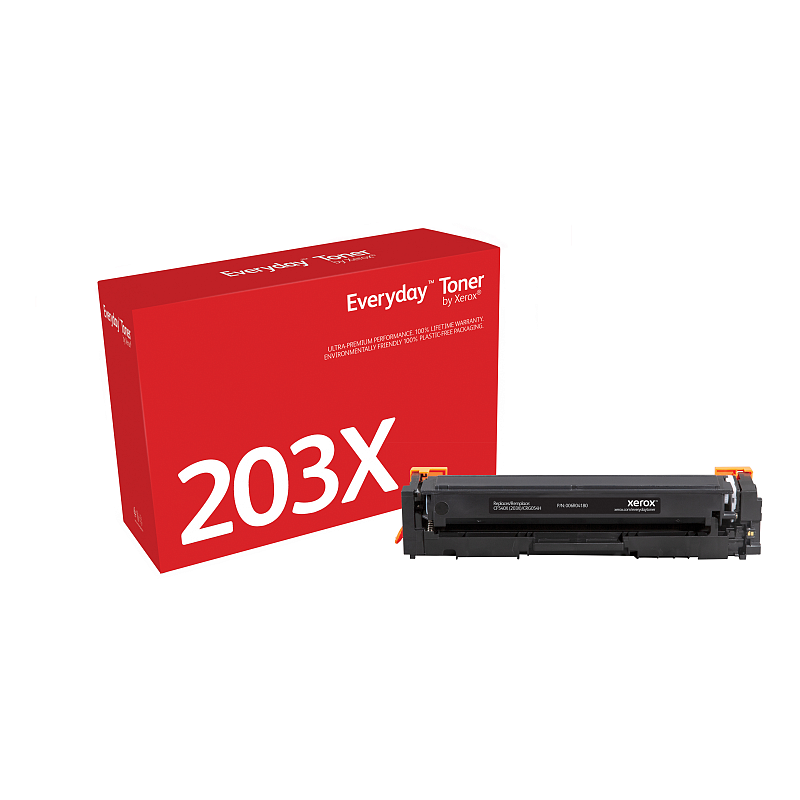 Everyday™ Schwarz Tonermodul von Xerox kompatibel mit HP 203X (CF540X), Hohe Kapazität
