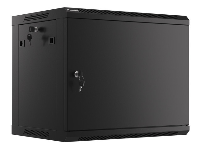 Lanberg WF01-6409-00B Rack 9U Wandmontiertes Regal Schwarz