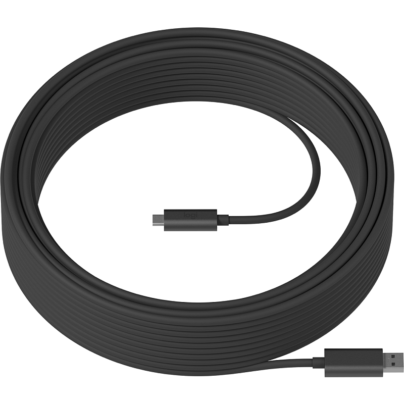 Logitech 939-001799 USB Kabel USB 3.2 Gen 2 (3.1 Gen 2) 10 m USB A USB C Graphit