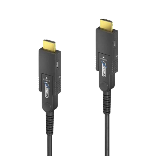 FiberX FX-I352-040 HDMI-Kabel 40 m HDMI Typ A (Standard) HDMI Typ D (Mikrofon) Schwarz